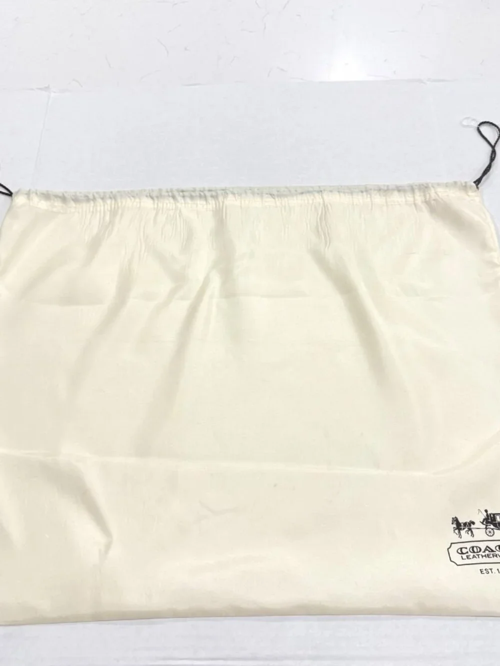 Coach Dust Bag Ivory Satin 22